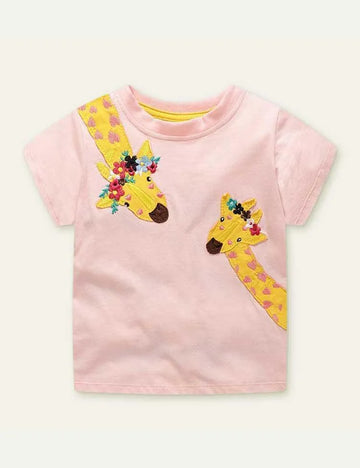 Cotton Appliqué T-shirt - Mini Taylor